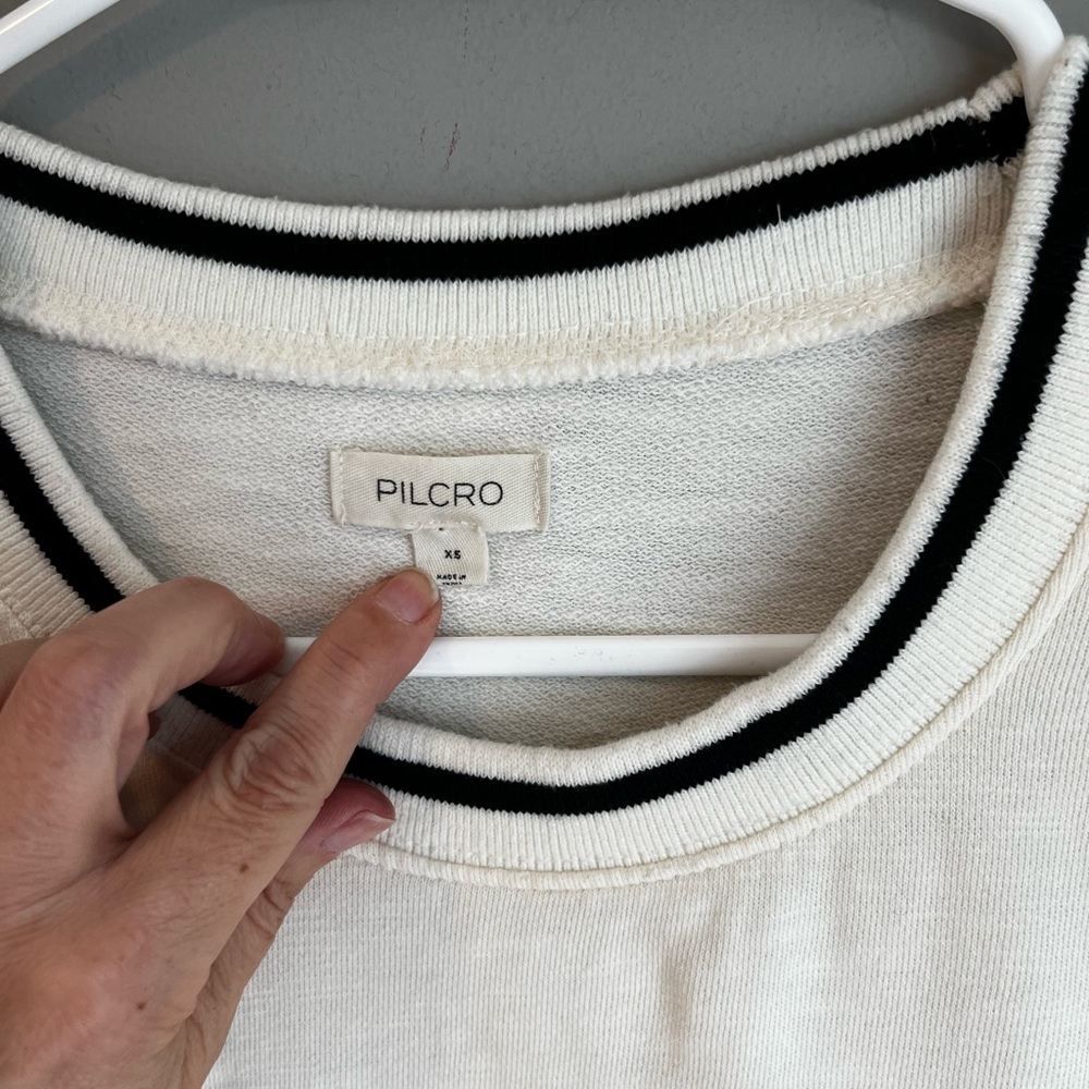 Pilcro Def Leppard Hysteria Tour Sweatshirt Oversized XS 100% Cotton - Picture 8 of 10